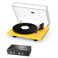 Pro-Ject Debut Carbon Evo (Żółty satyna) + Phono Box MM - Raty 20x0% lub specjalna oferta! - Dostawa 0zł!