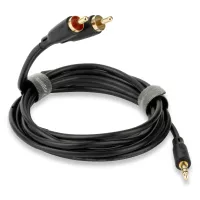 QED Connect 3.5 mm Jack to Phono (QE8117) - 3m - Dostawa 0zł!