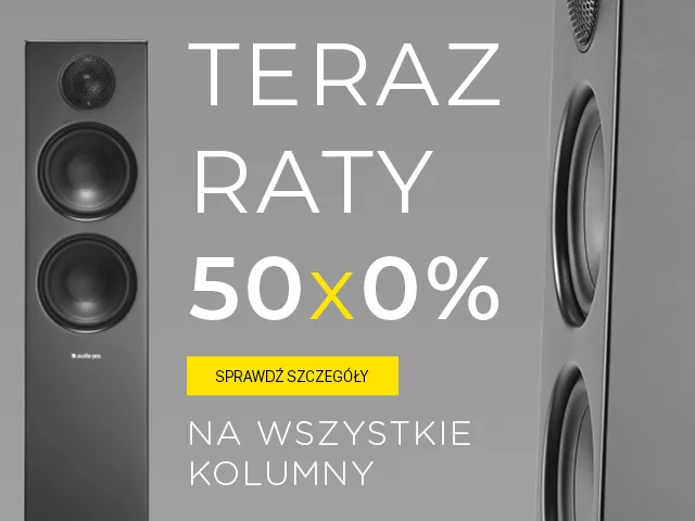 Raty 50x0% na wszystkie kolumny z oferty sklepu Q21!