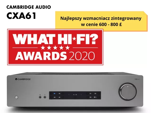 Cambridge Audio CXA61 wyróżniony!