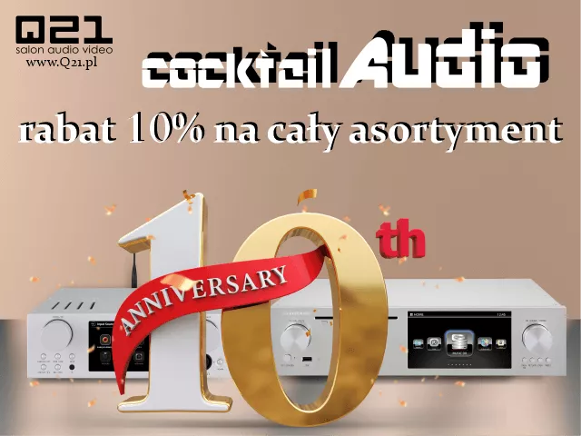 Cocktail Audio | rabat na 10 urodziny 