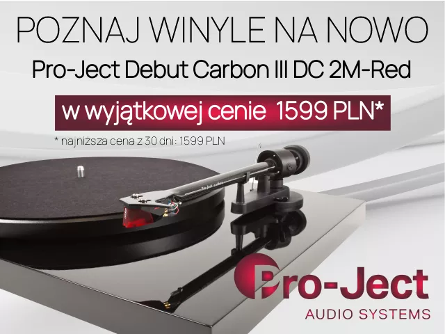 Pro-Ject Debut Carbon III DC 2M Red w wyjątkowej cenie